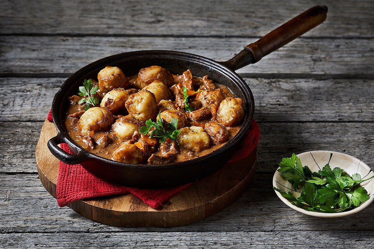 Beef Stew with Soft Dumpling