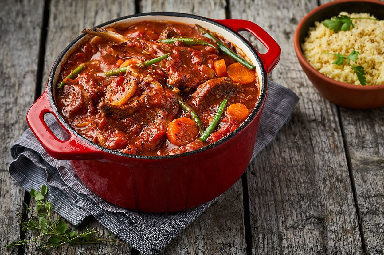 Lamb & Tomato Potjie