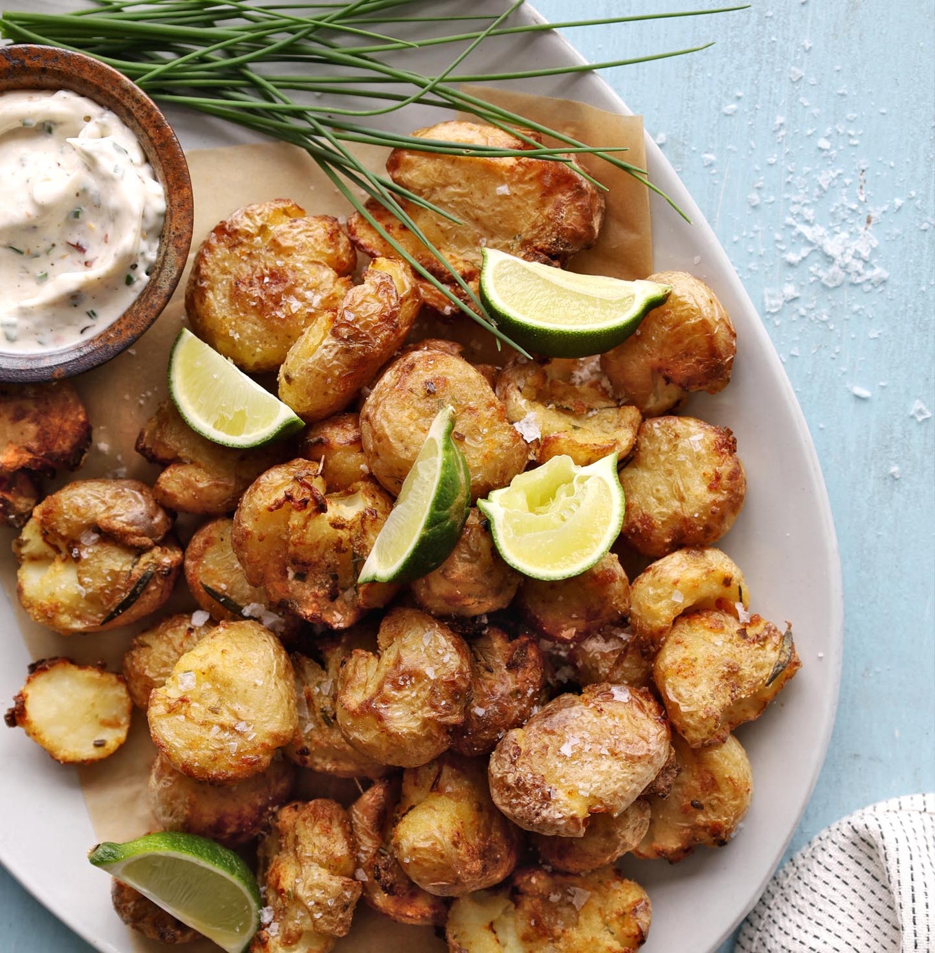 Crushed & Crunchy Rosemary Potatoes
