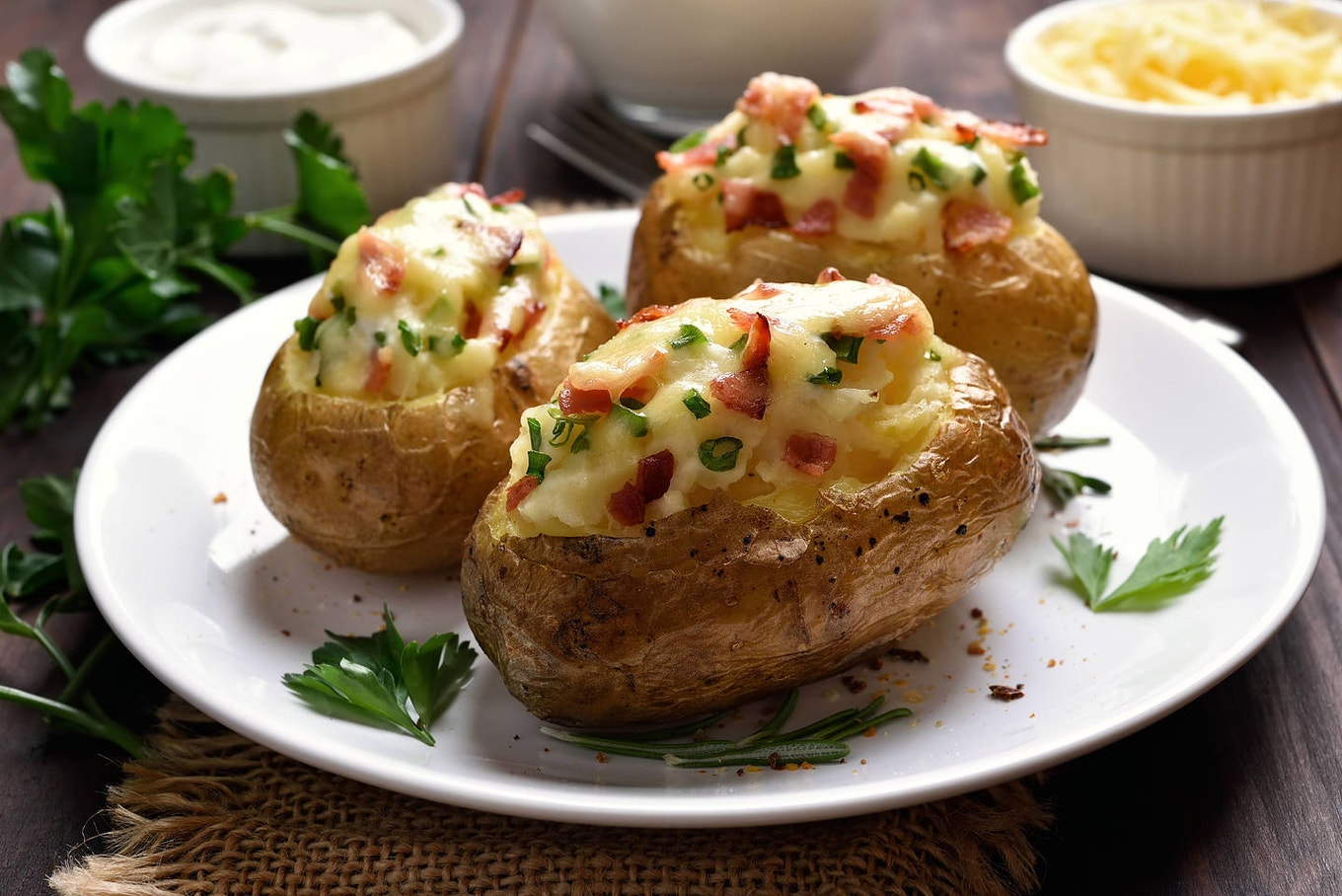 Whole Baked Potatoes