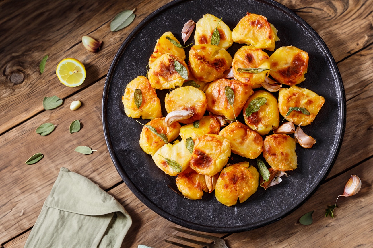 Crispy Squashed Potatoes