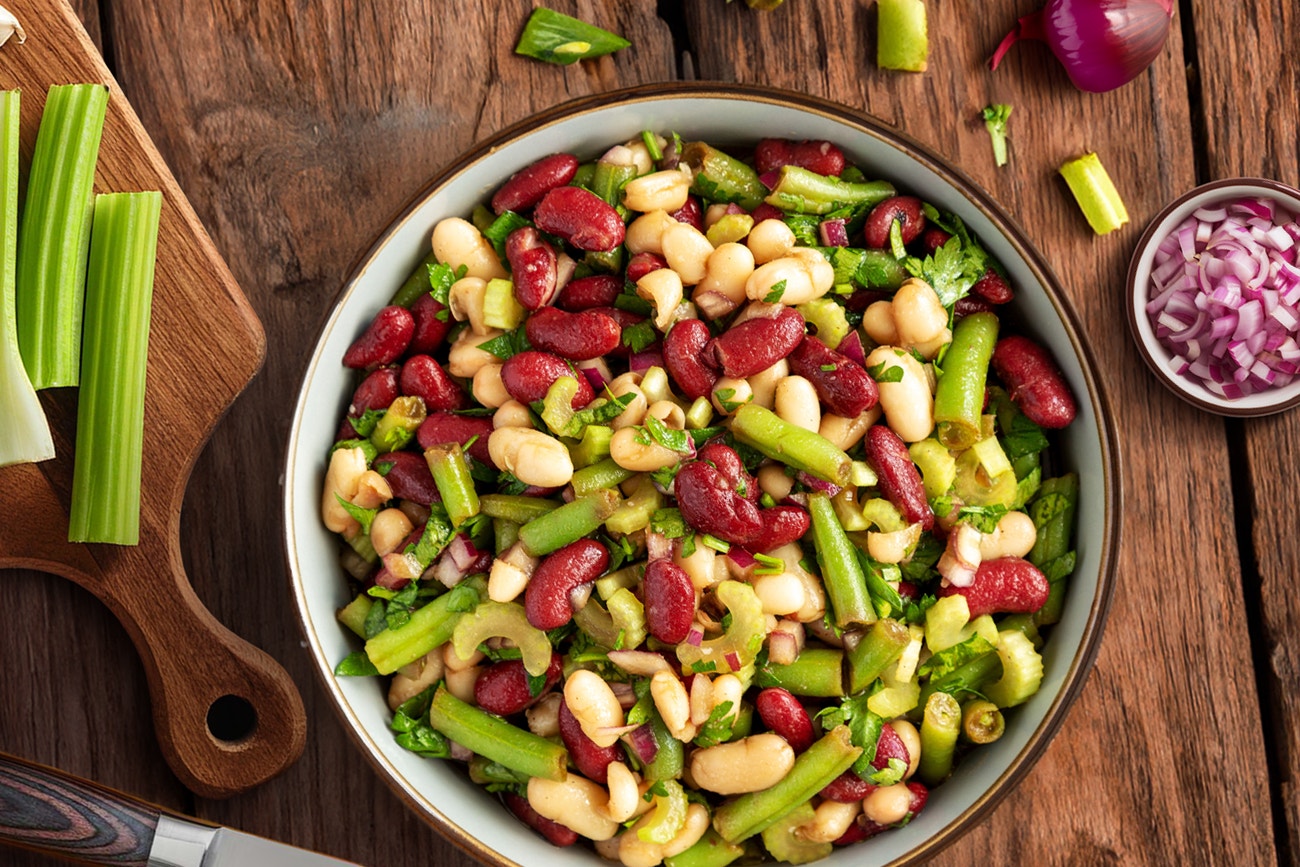 Curried Bean Salad 