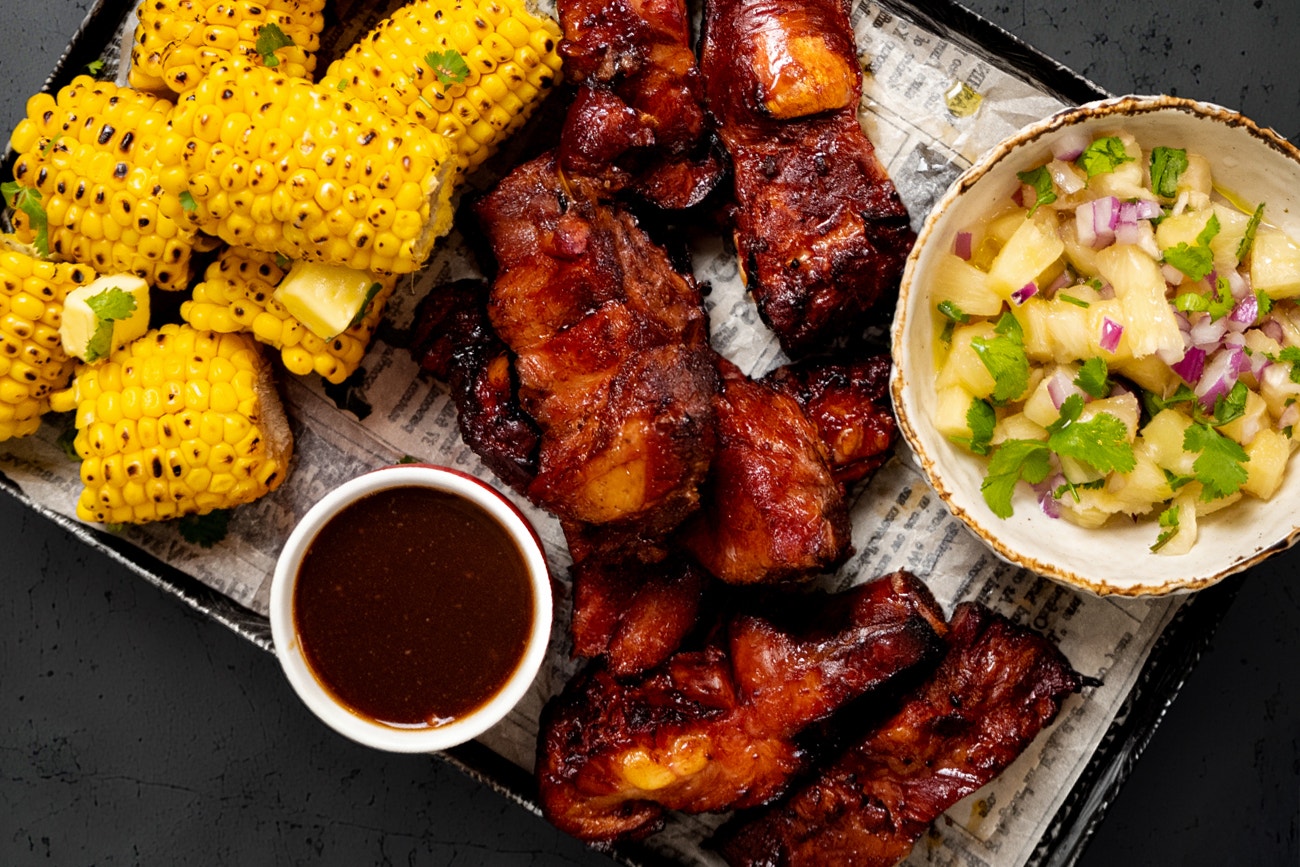 Air Fryer Sticky BBQ Ribs