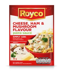 Cheese, Ham & Mushroom Pasta Sauce image