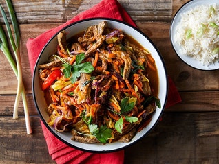 Cape Malay Beef and Cashew Nut Stir-Fry