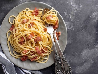 Simple Bacon Carbonara Pasta