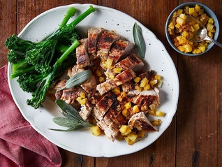 Pork Fillet with Spicy Pineapple Relish