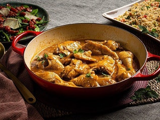 Umleqwa Served With Beans and Pap