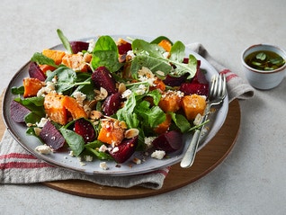 Roasted Butternut & Beetroot Salad