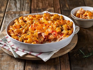 Cheesy Chicken Pasta Bake