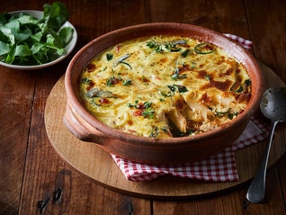 Cheese, Courgette and Tomato Frittata