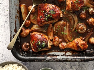 Really Easy Chicken & Mushroom Rice