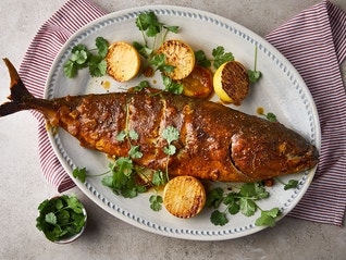 Grilled Spicy Whole Linefish