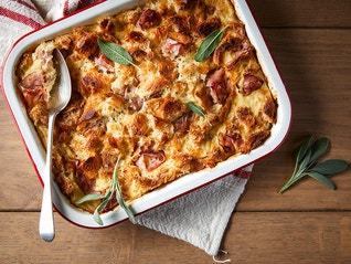 Ham, Mushroom and Cheese Bake