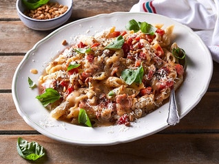 Penne with a Mediterranean Touch