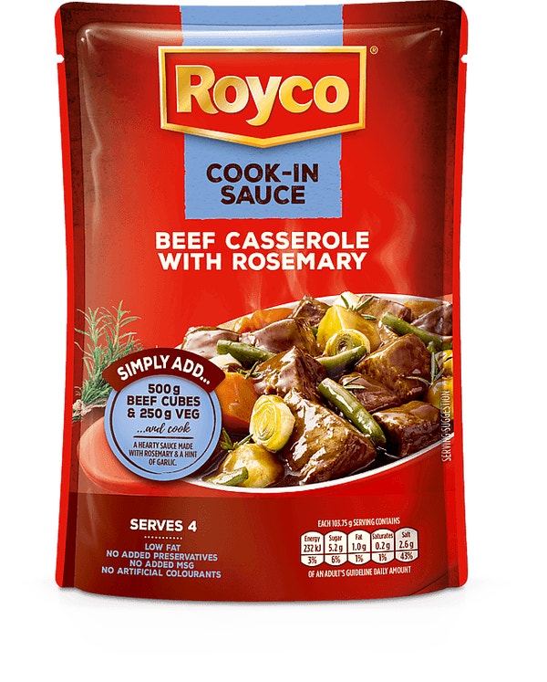 Beef Casserole with Rosemary