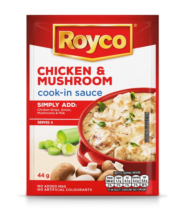 Chicken & Mushroom Dry Cook-In Sauce