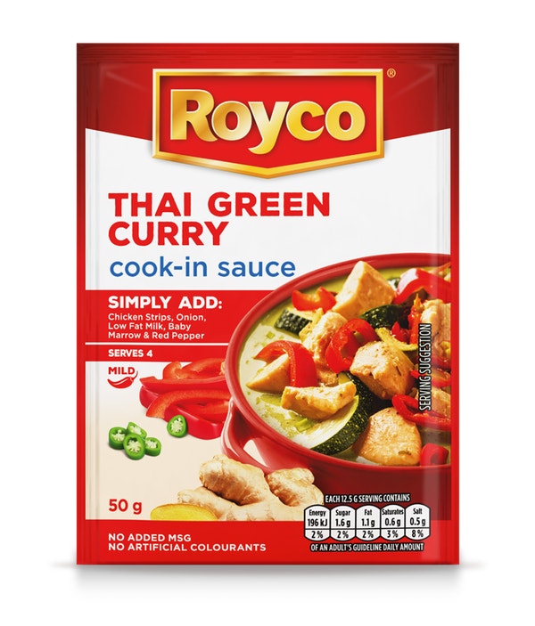 Thai Green Curry Dry Cook-In Sauce