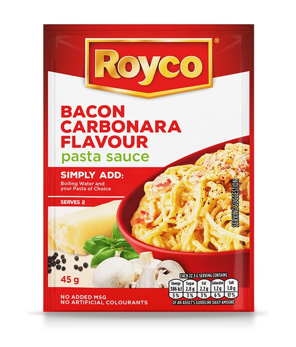 Bacon Carbonara Pasta Sauce