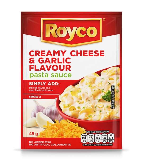 Creamy Cheese & Garlic Pasta Sauce