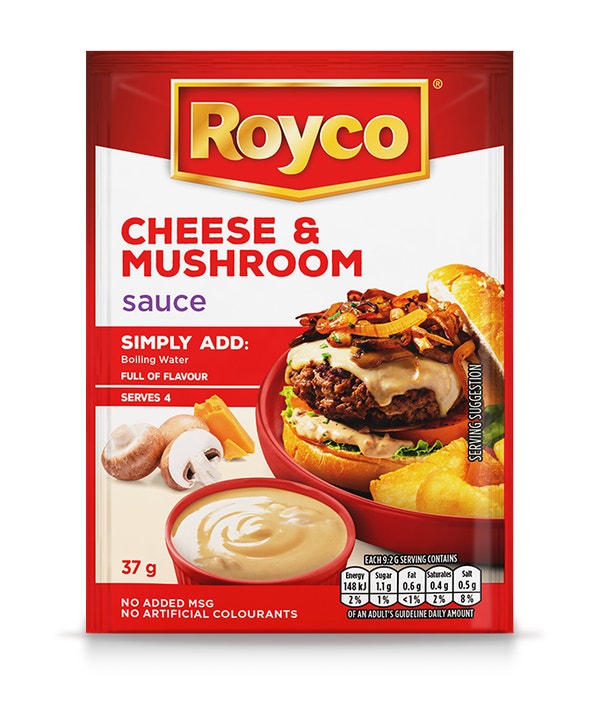 Cheese & Mushroom Dry Sauce